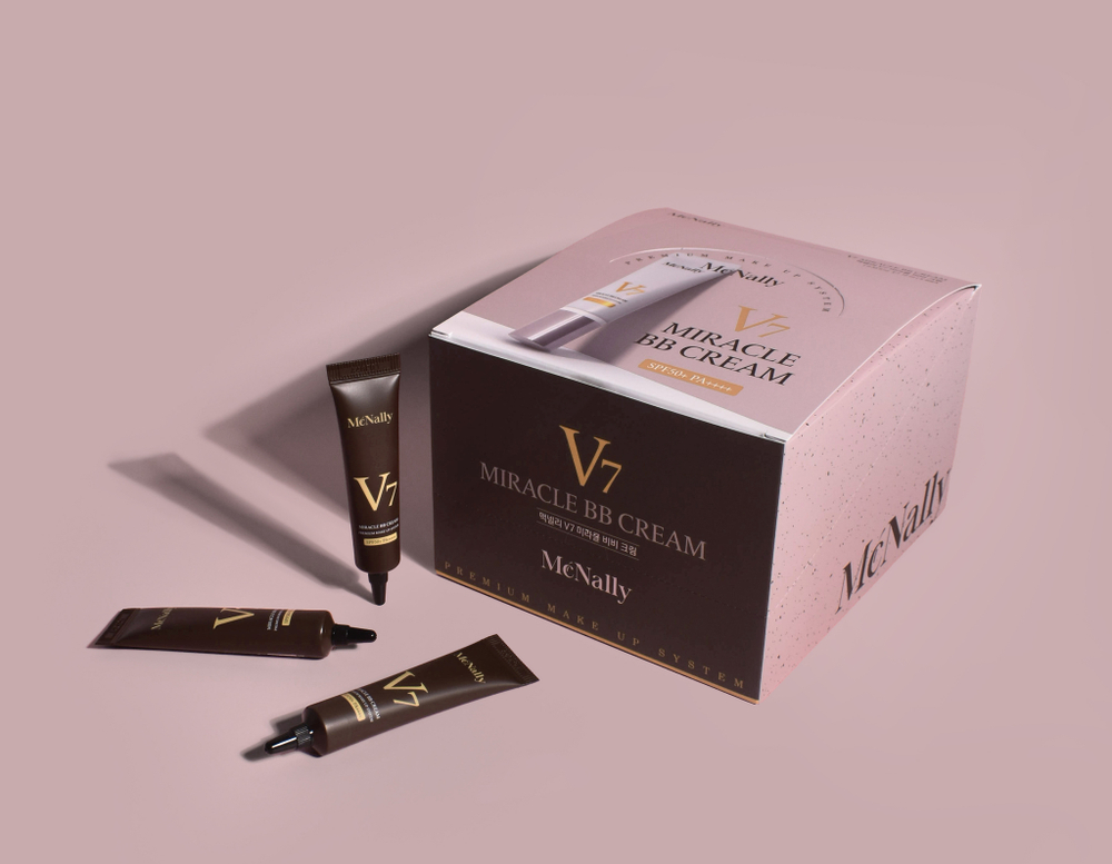 MCNALLY - BB КРЕМ УВЛАЖНЯЮЩИЙ С КОЛЛАГЕНОМ V7 MIRACLE BB CREAM, 10 МЛ