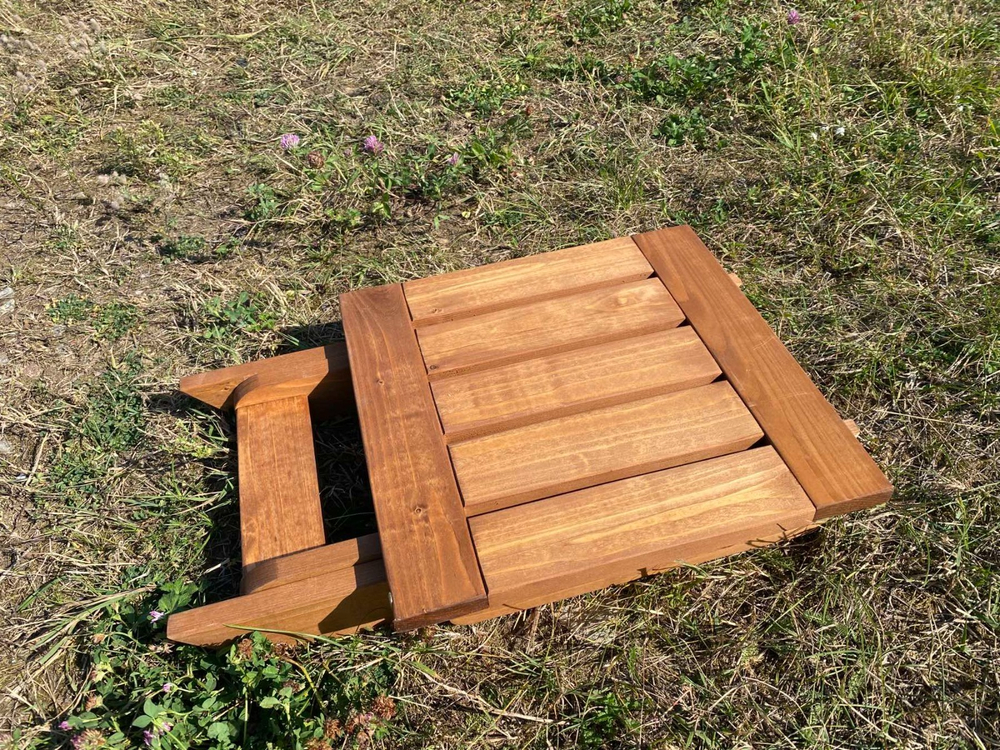 Стул складной без спинки Garden Story арт.SSD-003, светло-коричневый  "Garden story"