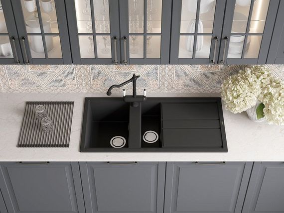 Мойка Kitagawa 100-2-WH Artceramic/белый(арт.4993803)