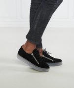 Кожаные кроссовки Giuseppe Zanotti - черный(RM30004)