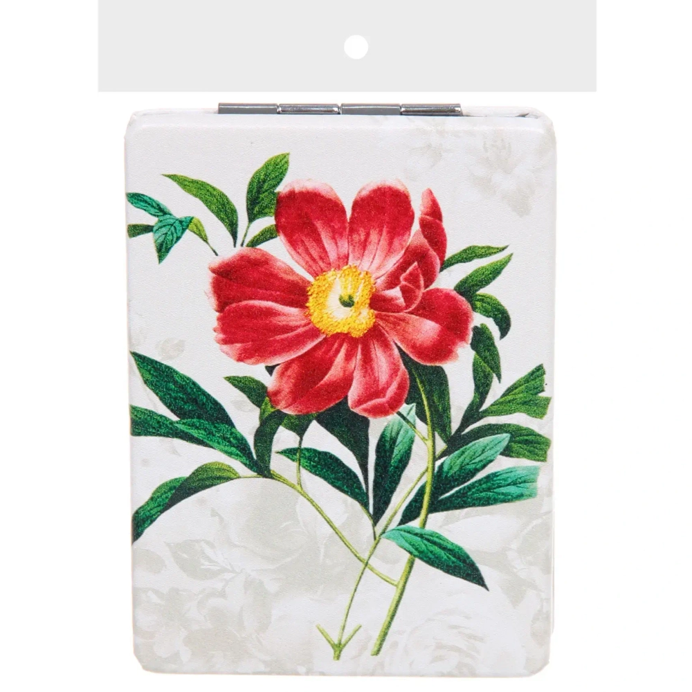 Зеркало косметическое двойное «ФРАТЕЛЛИ», циния, 6*8,5см (пакет с подвесом)