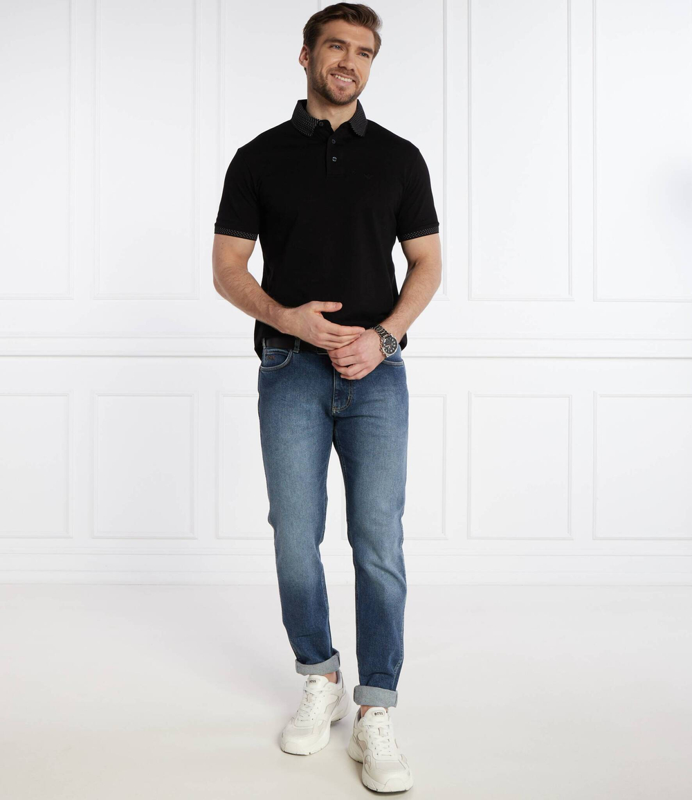 Поло Emporio Armani - черный(3D1FM5 1JTKZ)