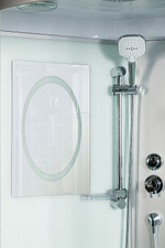 Душевая кабина WeltWasser WW500 Emmer 11055-2 110x110 10000004652 профиль Хром стекло прозрачное