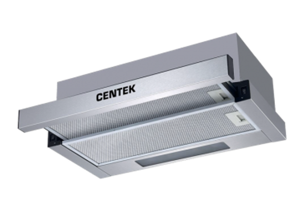 Вытяжка Centek 1840-60 СТАЛЬ ширина 60см, 220 м3/час, 120Вт, 3 скорости, диаметр 120мм