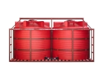 Кассета для перевозки ЖКУ с трапом и системой "КАСКАД" 2*5000 Пластерра PT KAS (11000 л.) вертикальный (4120x2080x2120см;красный) - арт.561543