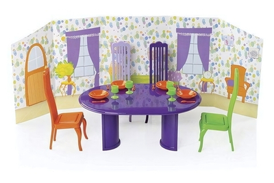 Столовая комната с интерьером (Огонек)