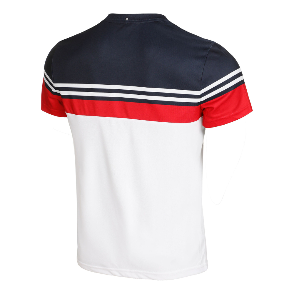 Мужское теннисное поло Fila Malte T-Shirt Men - White, Multicoloured