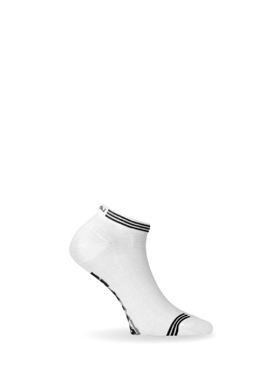 Носки Lasting ABE 001 bamboo+polypropylene, белый с полосками, размер XL , ABE001XL