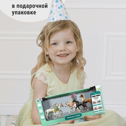 Единороги - 5 фигурок с аудиосказками и мини-книгой