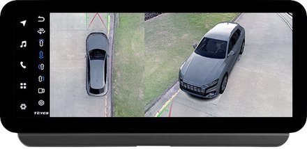 Магнитола для Toyota Corolla E210 2019-2024+, Corolla Cross (рамка LUX) - Teyes LUX ONE 360 монитор 12.3", Android 10, CarPlay, 4G SIM-слот, 6/128 ГБ, 4 камеры в комплекте