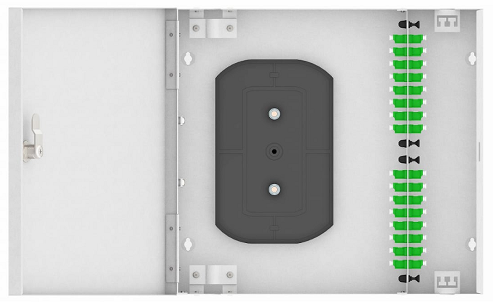 Кросс оптический настенный  TopLAN КРН-Top-32LC/A-OS2-GY