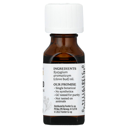 Aura Cacia, чистое эфирное масло, бутоны гвоздики, 15 мл (0,5 жидк. унции)