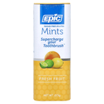 Epic Dental, Со 100% подслащенным ксилитом, свежие фрукты и фрукты, конфеты, без сахара, 30 г