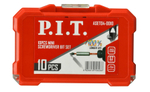 Набор бит P.I.T. 10 шт (ASET04-0010) ASET04-0010