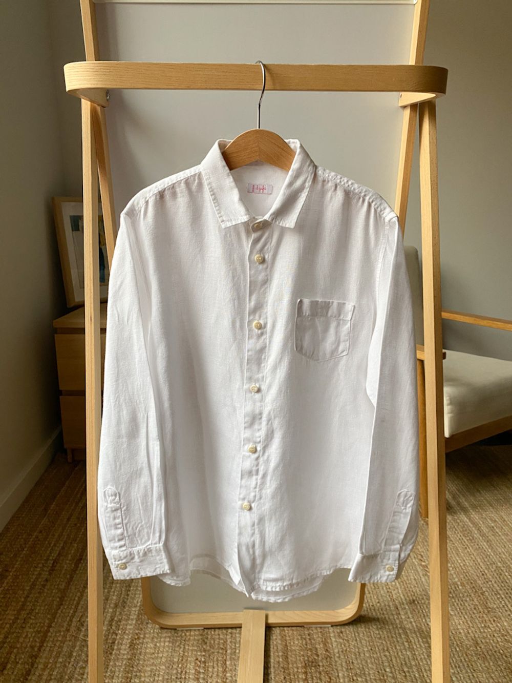 Новая льняная рубашка Il Gufo, 140