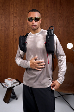 Лонгслив Nothomme Blue Monte Wool Temperature-Regulating Longsleeve "Fog Gray"