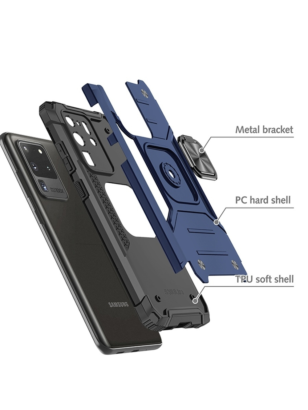 Противоударный чехол Legion Case для Samsung Galaxy S20 Ultra