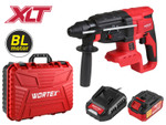 Аккум. перфоратор WORTEX CRH 1824-2 в чем. ALL1 XLT SET БЕСЩЕТ., 18 В, 2.6 Дж, 26 мм, 1х4 А*ч