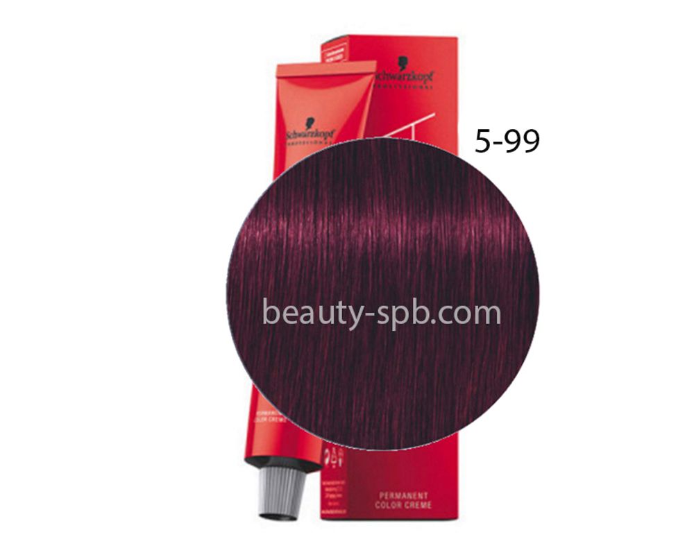 Schwarzkopf Professional краска для волос Игора Royal цвет 5-99 Светлый коричневый фиолетовый экстра 60мл