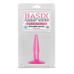 Анальная втулка Basix Mini Works Mini Butt Plug розовая (Цвет: розовый)