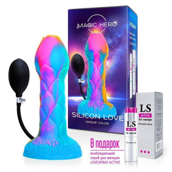 Фаллоимитатор с грушей (имитация семяизвержения) l 200 мм d 56 мм арт. mh-13031