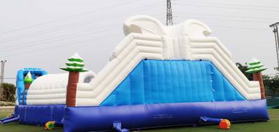 Наземный надувной аквапарк «Морское царство 2» 23*23*6 м