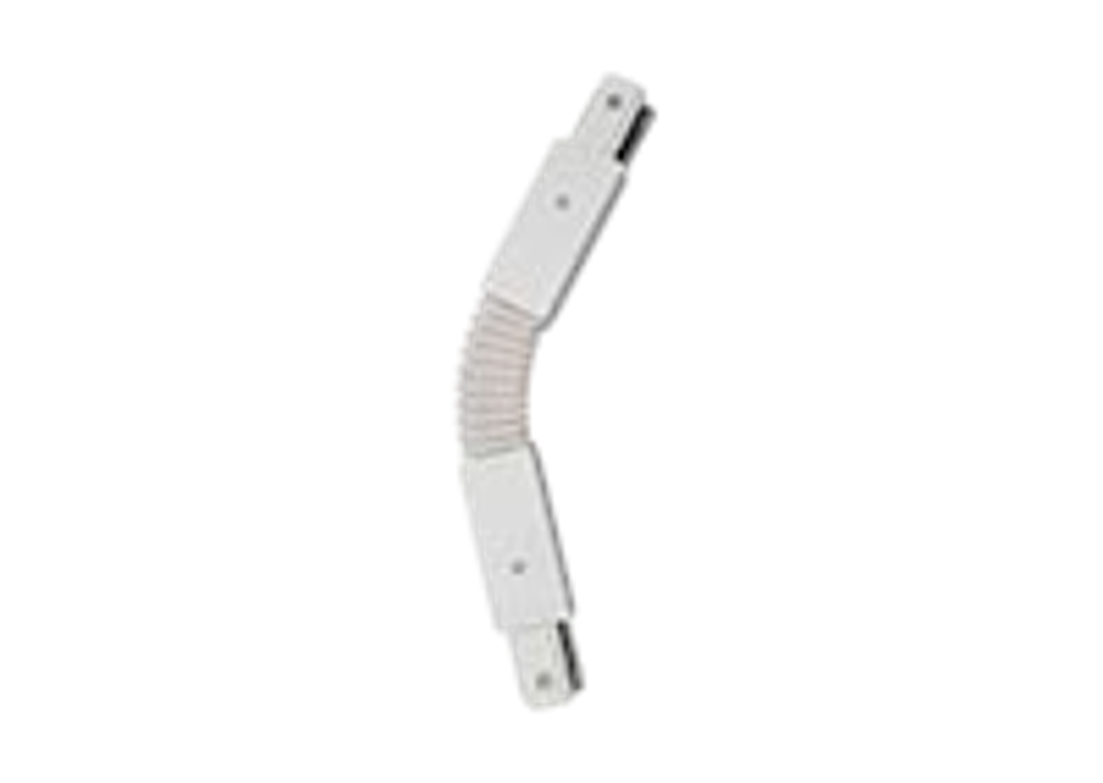 Однофазный коннектор 220V PRO гибкий, белый, 280*34 мм, 100 шт/кор