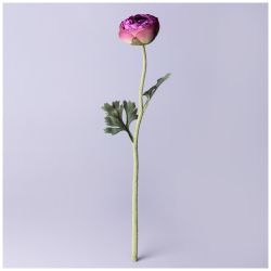 ЦВЕТОК ИСКУССТВЕННЫЙ "РАНУНКУЛЮС" ВЫСОТА=50СМ. (МАЛ.УП=24ШТ/КОР=96ШТ)