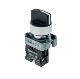 Переключатель, длинная ручка, черный, 2 полож., 1NO, с фикс- возвр, мет. MTB2-BJZ114арт.: 58190