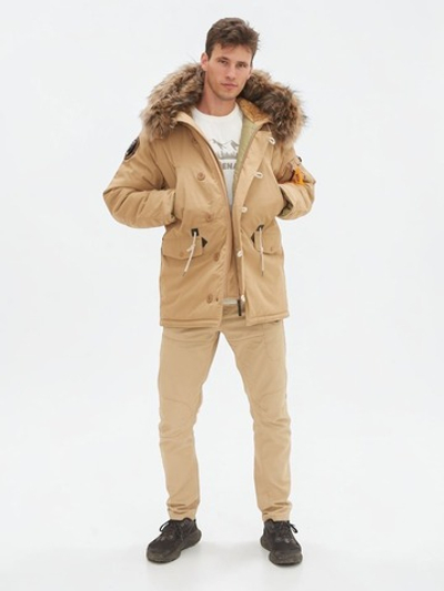 Куртка Аляска Oxford Nord Denali (бежевая - tiger eye)