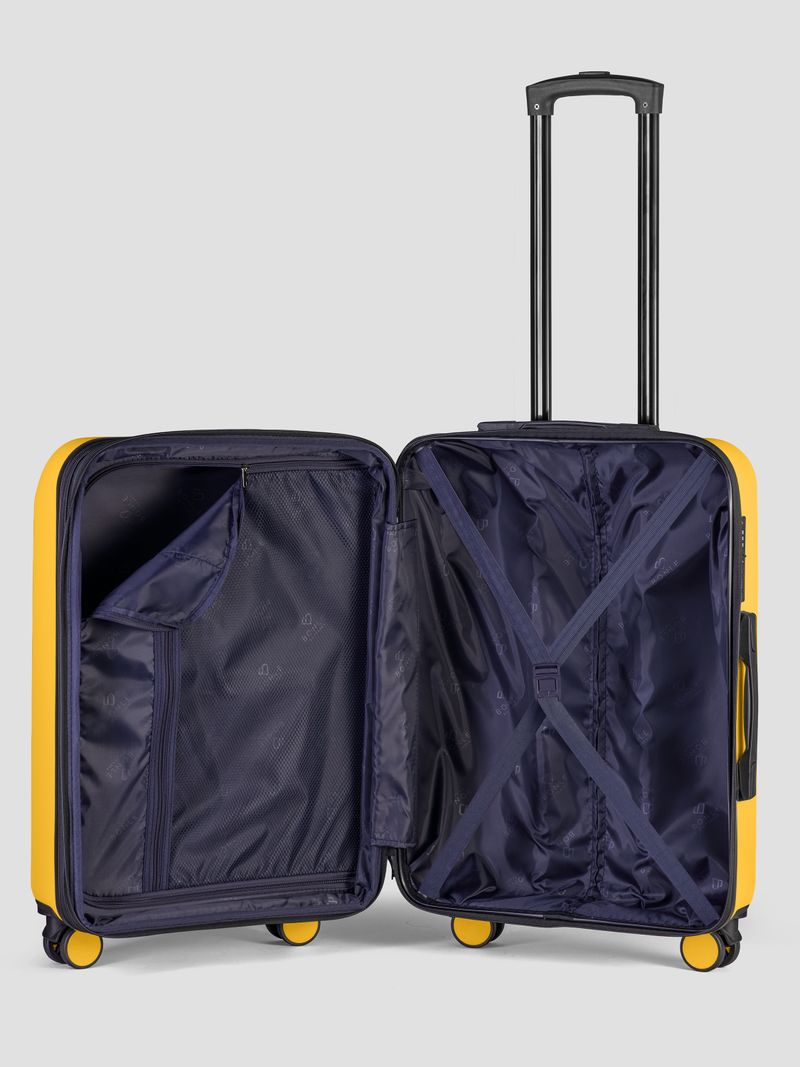 Чемодан Bonle размер М Желтый