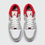 Кроссовки Air Jordan 1 Low Light Smoke Grey / Gym Red