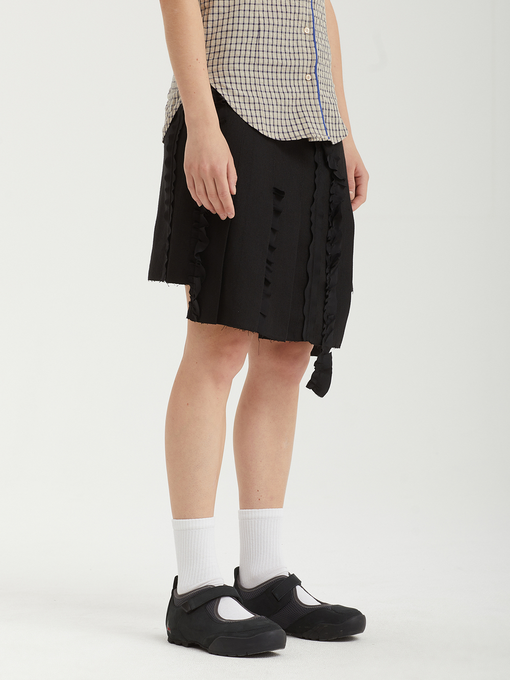 Юбка Pleated Linen Wrap