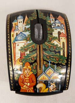 Мышь беспроводная, складная "Сказка о царе Салтане" N4