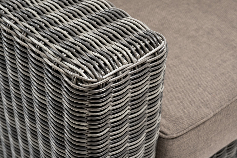 "Боно" лаунж-зона из искусственного ротанга, цвет графит