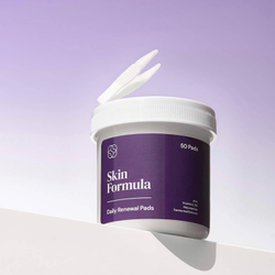 SKIN FORMULA Daily Renewal Pads Мультивитаминные обновляющие салфетки с регенерирующим действием, 50 шт