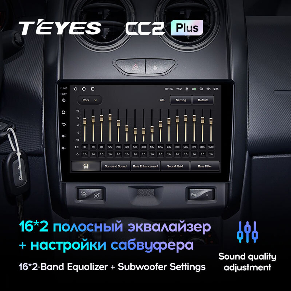Teyes CC2 Plus 9" для Renault Duster 2015-2020