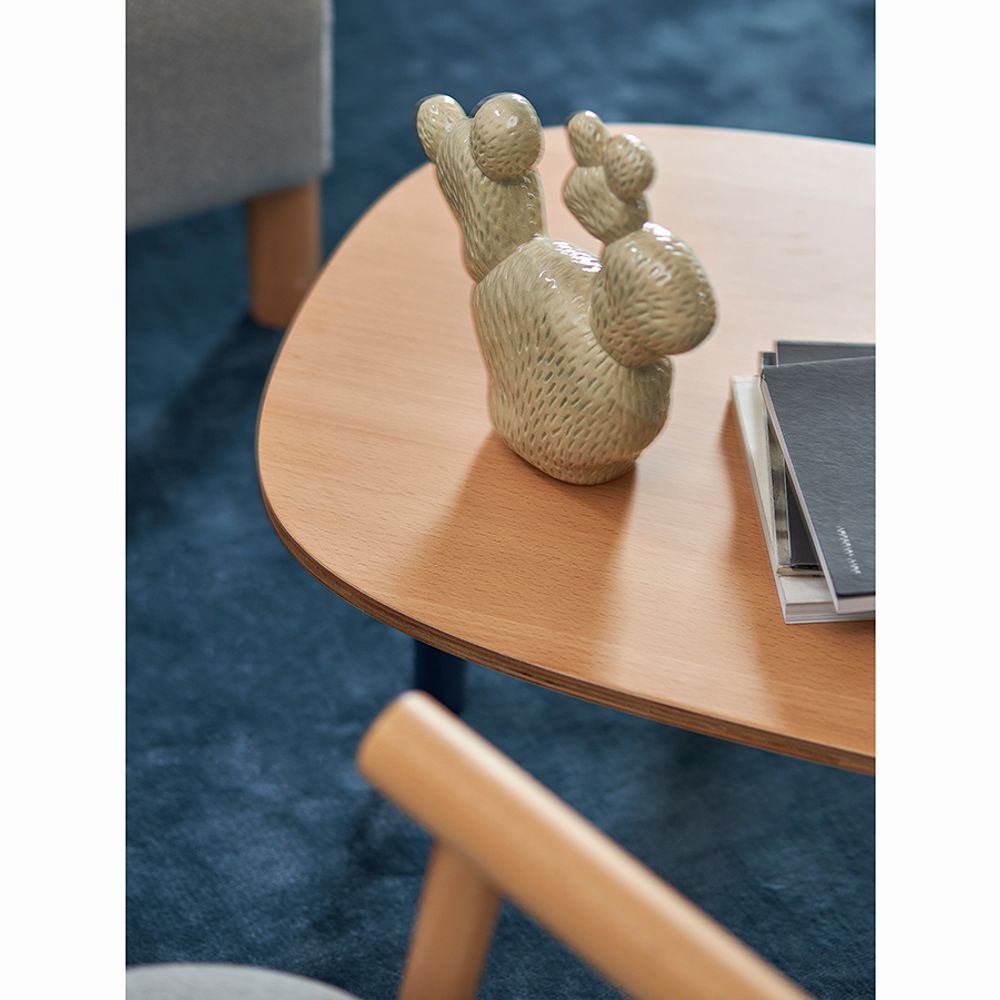 Стол журнальный Ottal, 110х59,5х32 см, бук, бежевый/синий