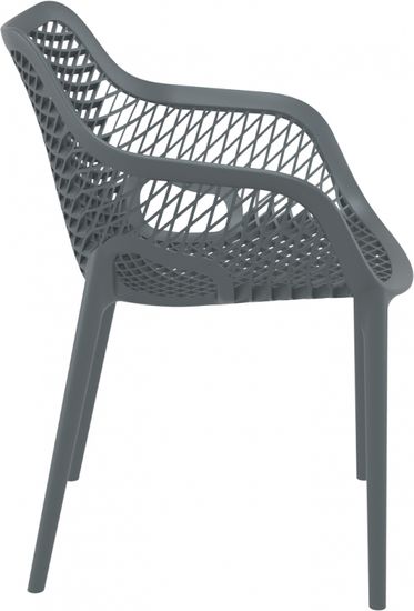 Кресло пластиковое Air XL темно-серое