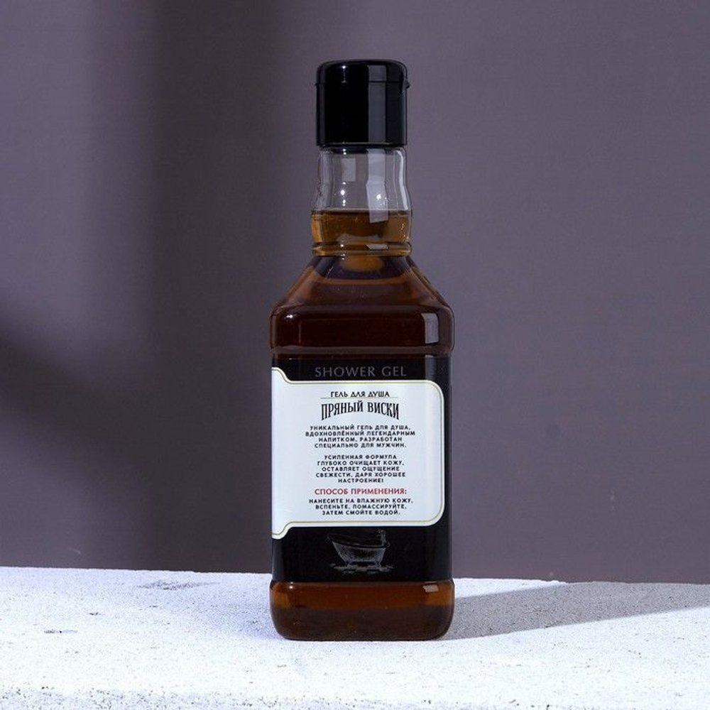 Гель для душа с ароматом пряного виски - 250 мл.