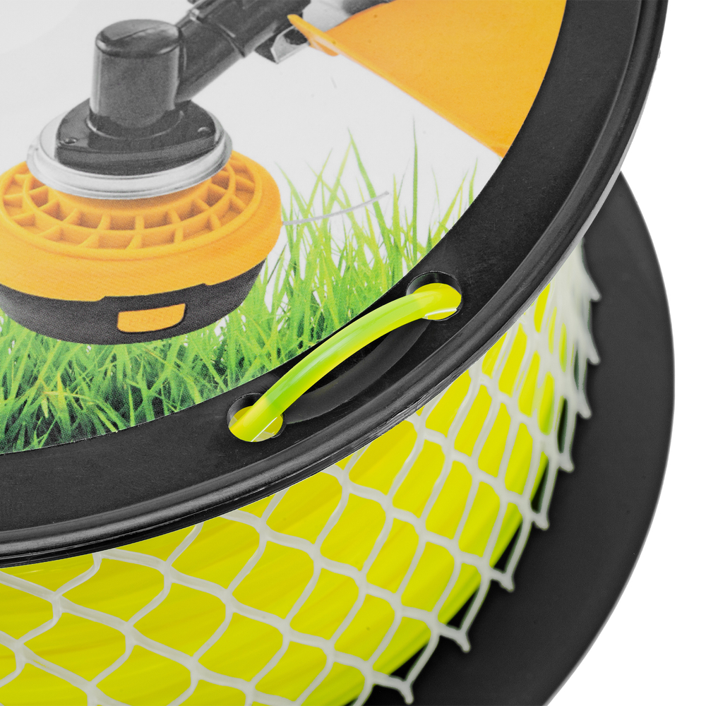 Леска для триммера круглая, 3,0мм х 123м, на DIN катушке FLEX CORD,  Denzel