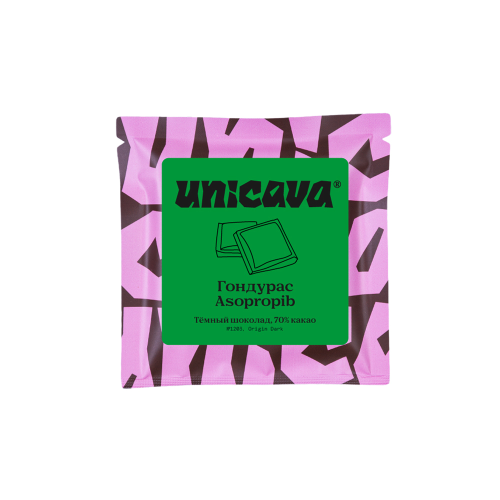 Тёмный шоколад Гондурас, Asopropib (70 % какао)