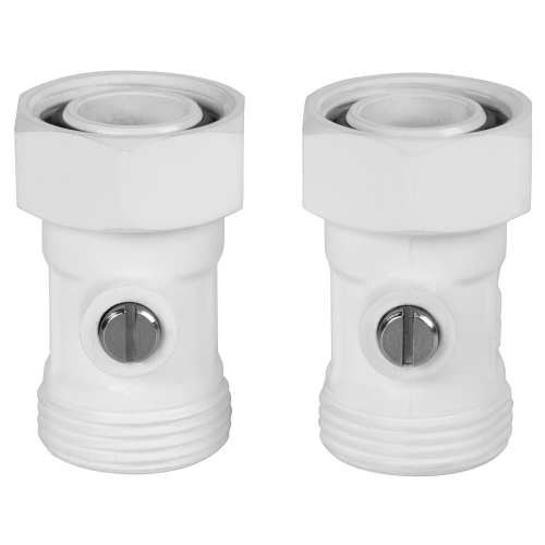 Набор нижнего подключения Royal Thermo прямой раздельный 3/4х3/4ЕК (белый)