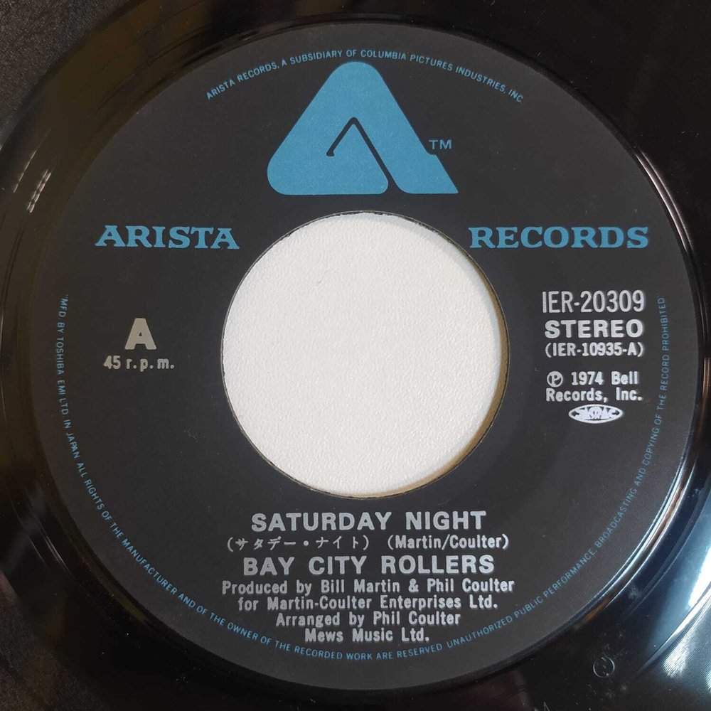 Bay City Rollers - Saturday Night/Bye Bye Baby (Япония 1977г.) 7", Single