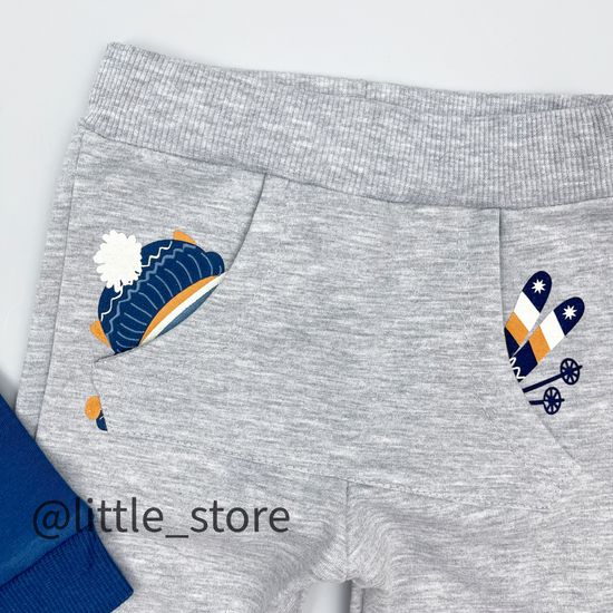 Комплект утепленный "Mountain friends" синий