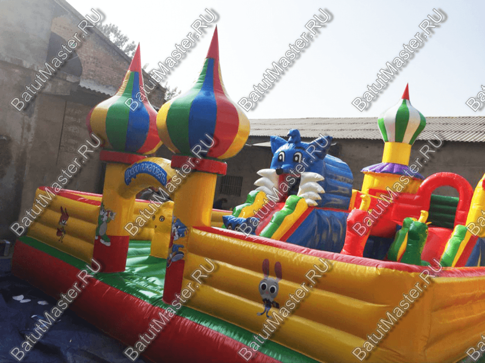 Коммерческий надувной батут "Кошачье царство"