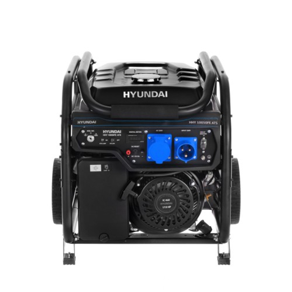 Генератор бензиновый HYUNDAI HHY 10050FE ATS с колесами
