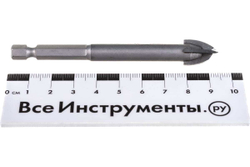 Сверло по стеклу и кафелю ЗУБР Профессионал 4-х резцовый, 12 мм, шестигранный хвостовик 29845-12_z01