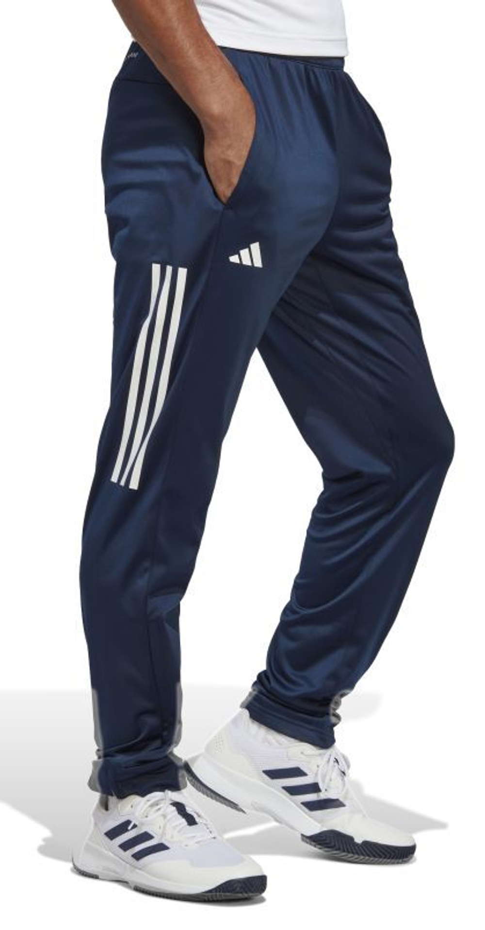 Мужские штаны теннисные Adidas 3 Stripes Knit Pant - collegiate navy