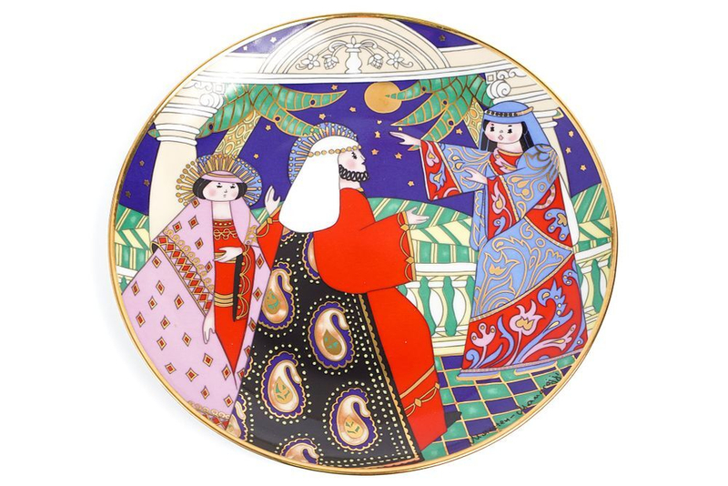 Коллекционная декоративная тарелка «В гостинице нет мест» (No Room at the Inn) из рождественской серии «Nativity»